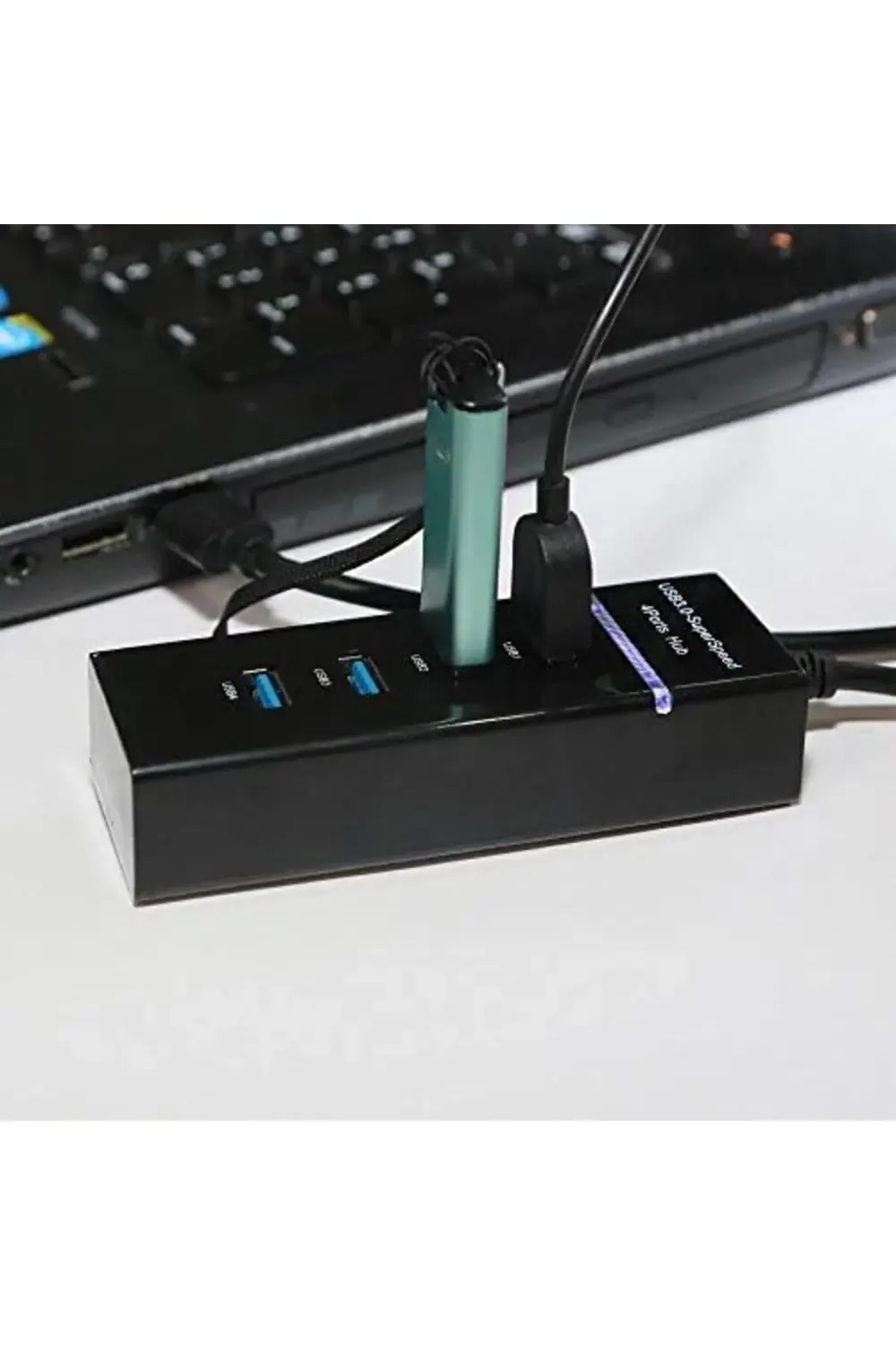 4 Port USB 3.0 Çoğaltıcı Çoklayıcı Hub Switch Çoklu Cihaz 4360 11
