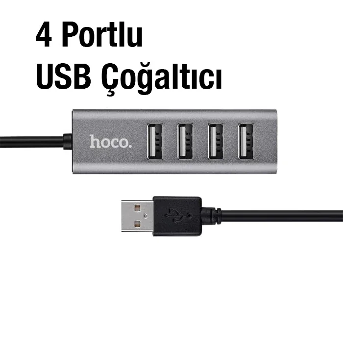 4 Port USB 3.0 HUB 80 cm Kabloyu Hızlı Veri Aktarımı