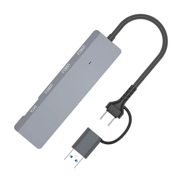 4 Port USB 3.0 + Type-C Çoklayıcı Data HUB Adaptör 5775