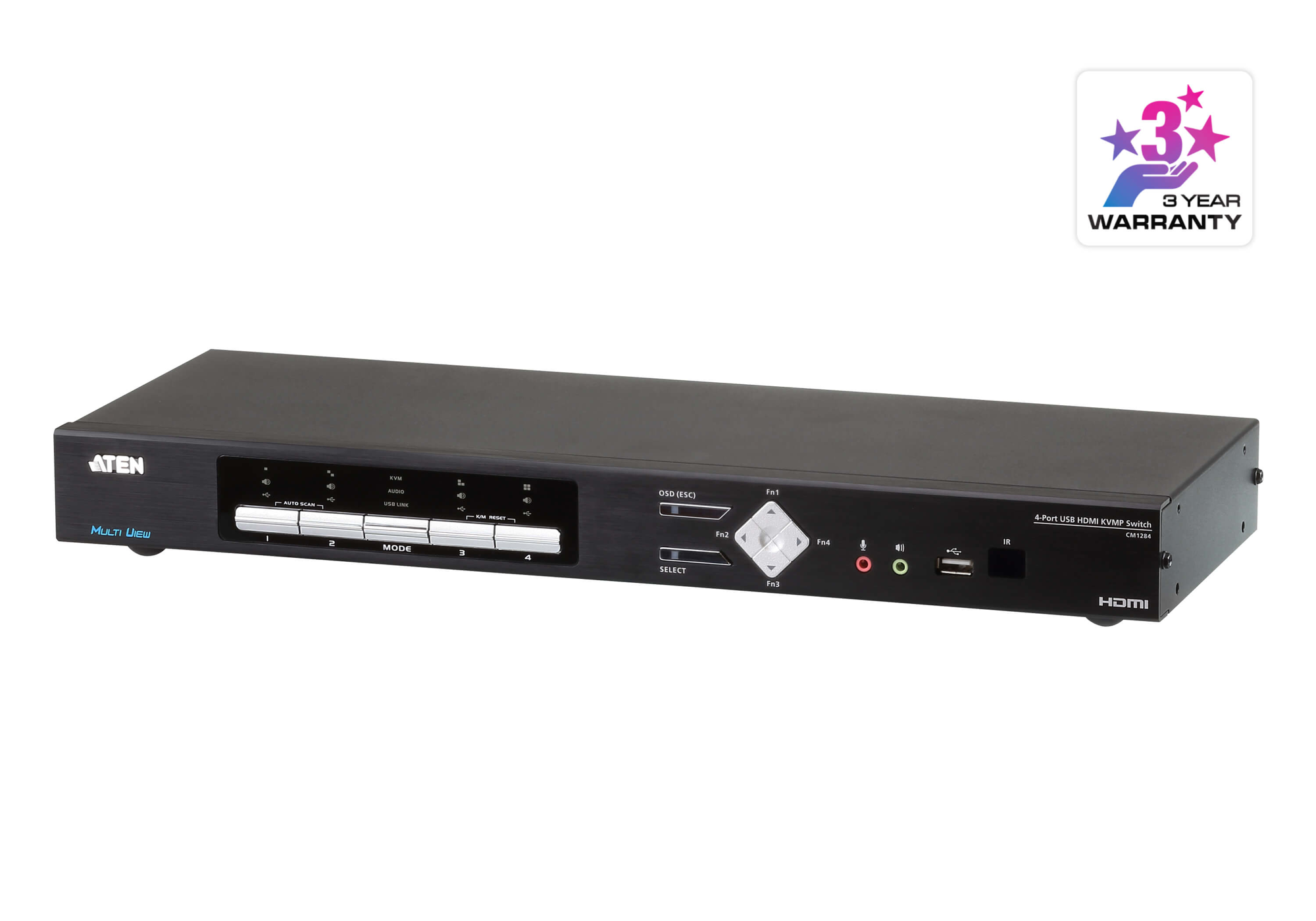 Evimdeyokyok 4-Port Usb Hdmi Multi-View Kvmp™ Switch Tdrtr