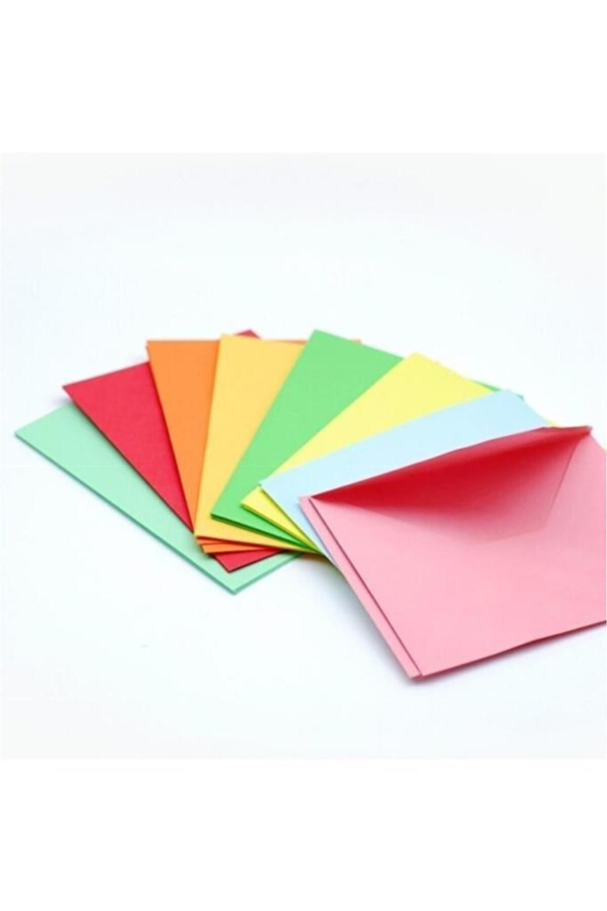 Asil Zarf 4 Renk 40 Adet 13X18 Renkli Mektup Davetiye Organizasyon Zarfi
