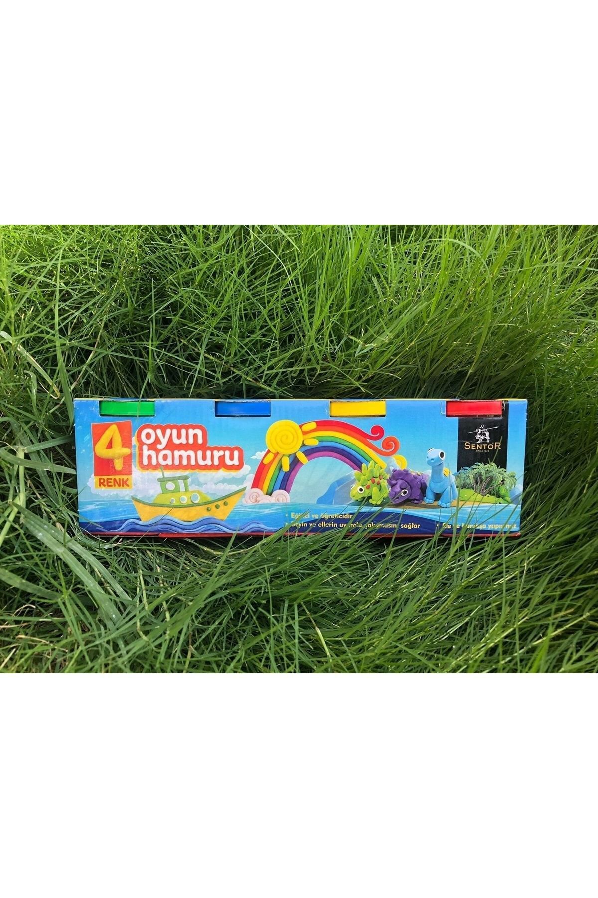 Sentor 4 Renk Oyun Hamuru (130X4= 520 G.)