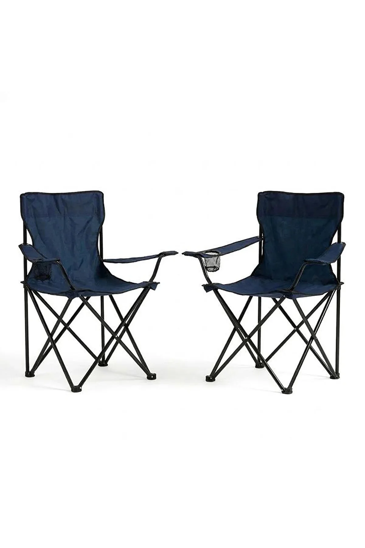 4 Sandalyeli Katlanır Kamp Masa Sandalye Seti 71 cm Yuvarlak Masa Çantalı 5 Parça