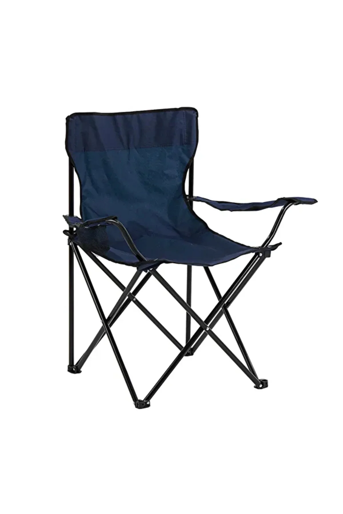 4 Sandalyeli Katlanır Kamp Masa Sandalye Seti 71 cm Yuvarlak Masa Çantalı 5 Parça