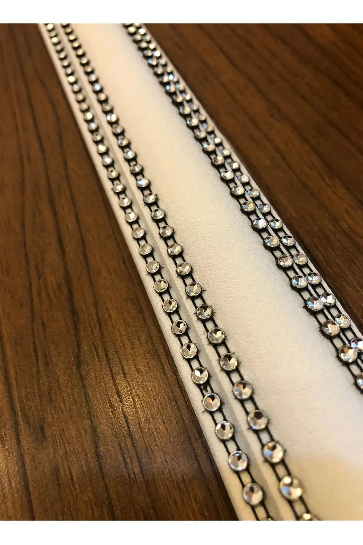 4 Şeritli Dekoratif Altın Sarı Taşlı Strafor Köpük Çıta Kartonpiy