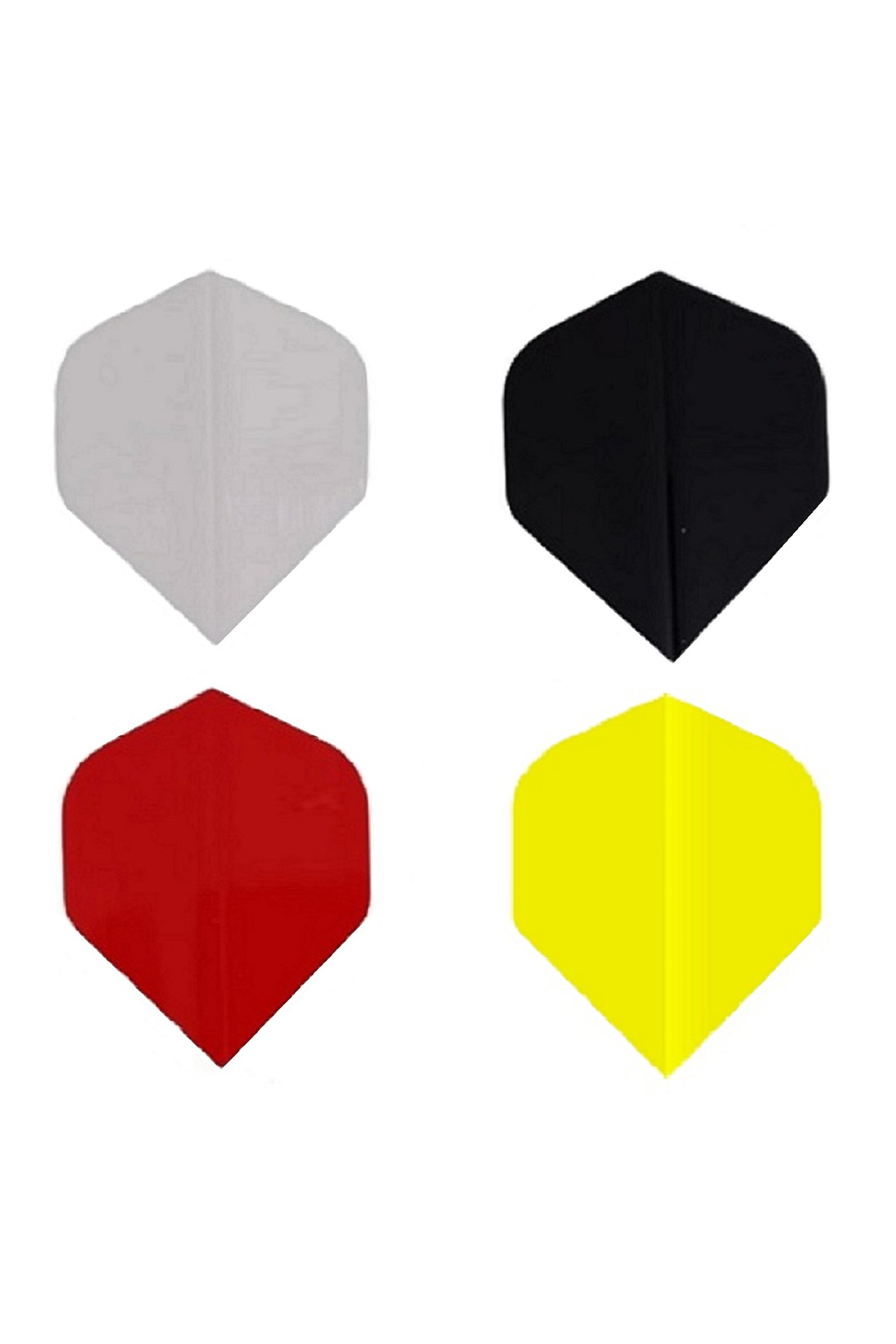 4 SET (12 Adet) 4 Renk Dart Flight-Flayt-Kanat. 100 mc