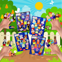 4 Set - 40 Parça Tox Rakamlar, Uçan, Evcil ve Vahşi Hayvanlar Par