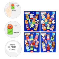 4 Set - 40 Parça Tox Meslekler, Aile Bireyleri, Evcil ve Vahşi Ha