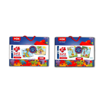 Ada Detox 4 Set - 48 Parça Tox Gökkuşağı Ve Elmacı Ayı 3+ Keçe Yapboz - 3 Y