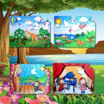 Ada Detox 4 Set - 96 Parça Tox Deniz Kızı Ve Sahne 5+ Keçe Yapboz - 5 Yaş P Ada Detox 4 Set - 96 Parça Tox Deniz Kızı Ve Sahne 5+ Keçe Yapboz - 5 Yaş P