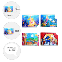 Ada Detox 4 Set - 96 Parça Tox Deniz Kızı Ve Sahne 5+ Keçe Yapboz - 5 Yaş P Ada Detox 4 Set - 96 Parça Tox Deniz Kızı Ve Sahne 5+ Keçe Yapboz - 5 Yaş P