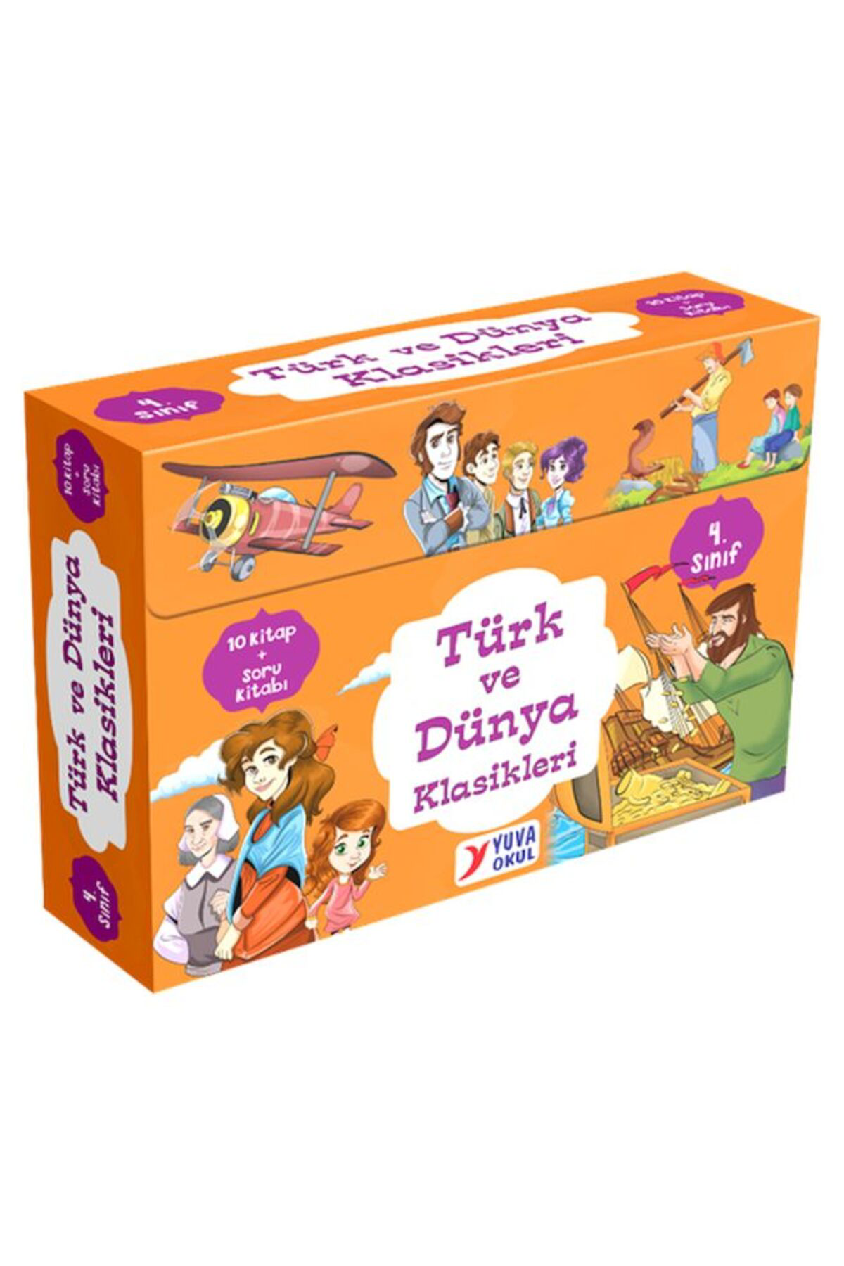 Yuva Yayınları 4. Sınıflar İçin Türk Ve Dünya Klasikleri (10 Kitap)