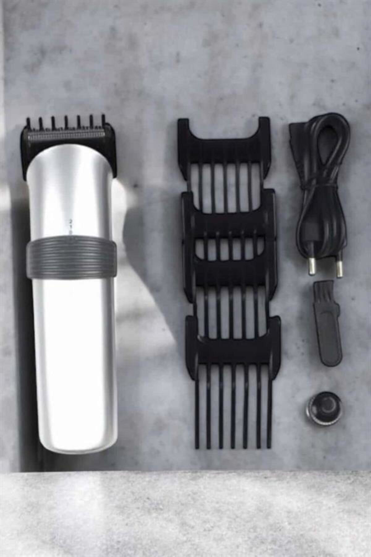 4 Taraklı Taşınabilir Profesyonel Saç ve Sakal Kesme Tıraş Makine