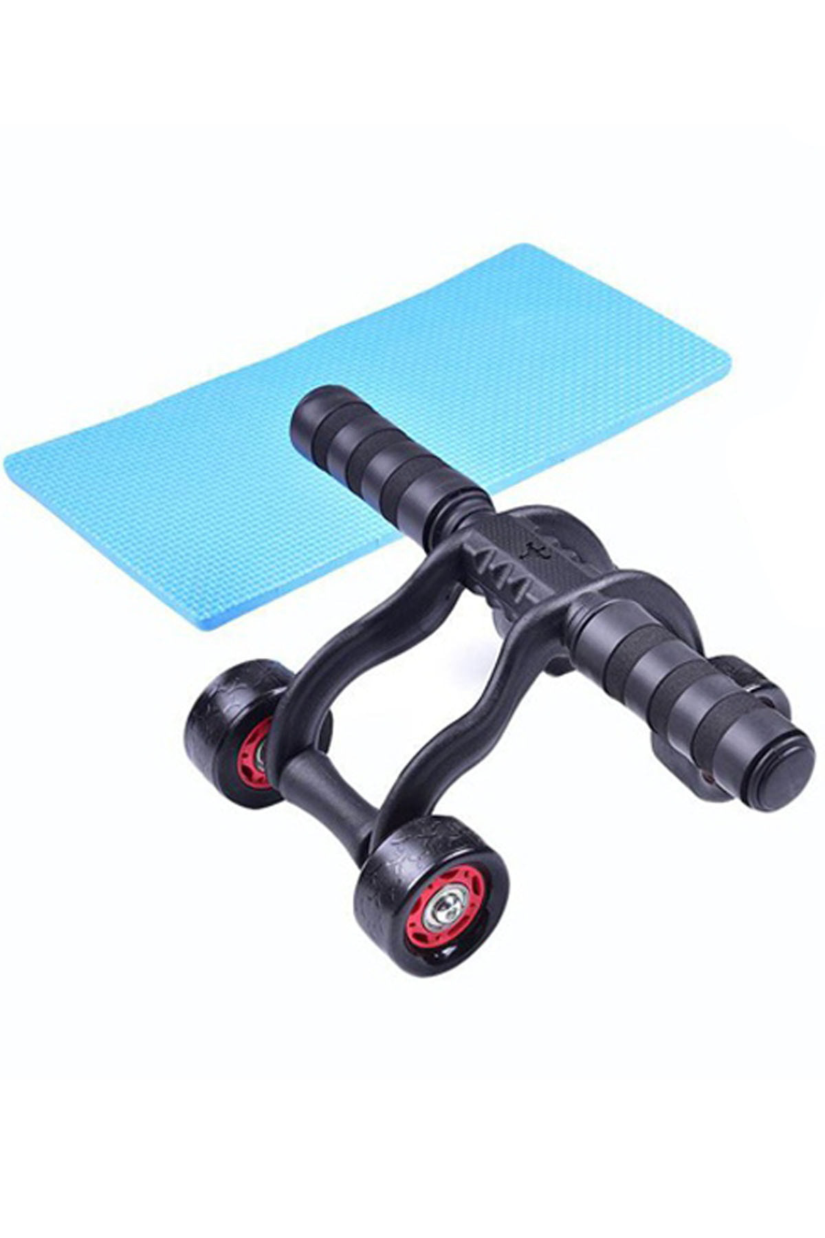 Jet 4 Tekerlekli Karın Kası Egzersiz Aleti Güç Tekerleği Karın Göğüs