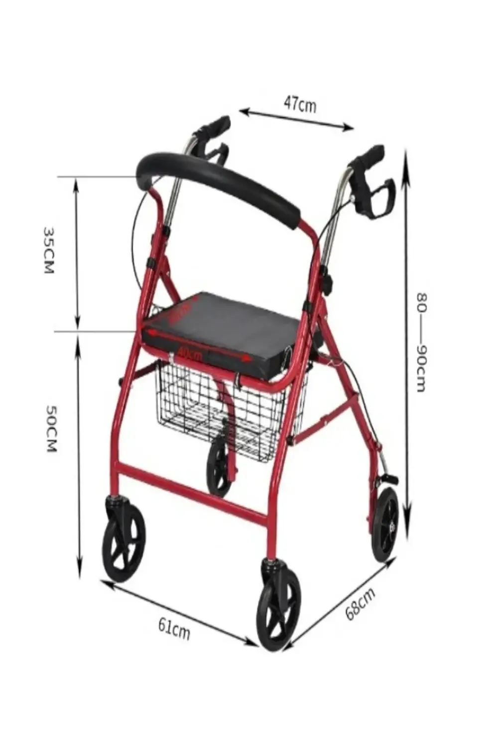 4 Tekerlekli Rolatör (YÜRÜTEÇ)