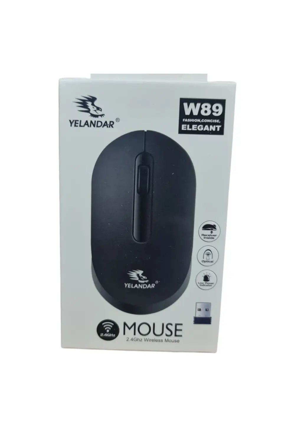 4 Tuşlu Kablosuz Bilgisayar Faresi W89 - Kablosuz Mouse Siyah