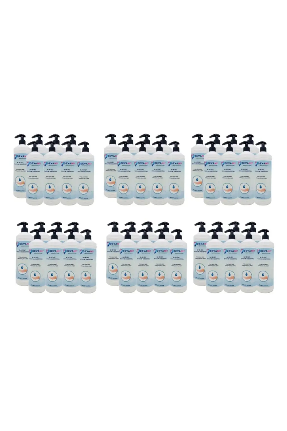 40 Adet, 1000 Ml Solüsyon, Devanit Dezenfektan-el Temizleme Jeli