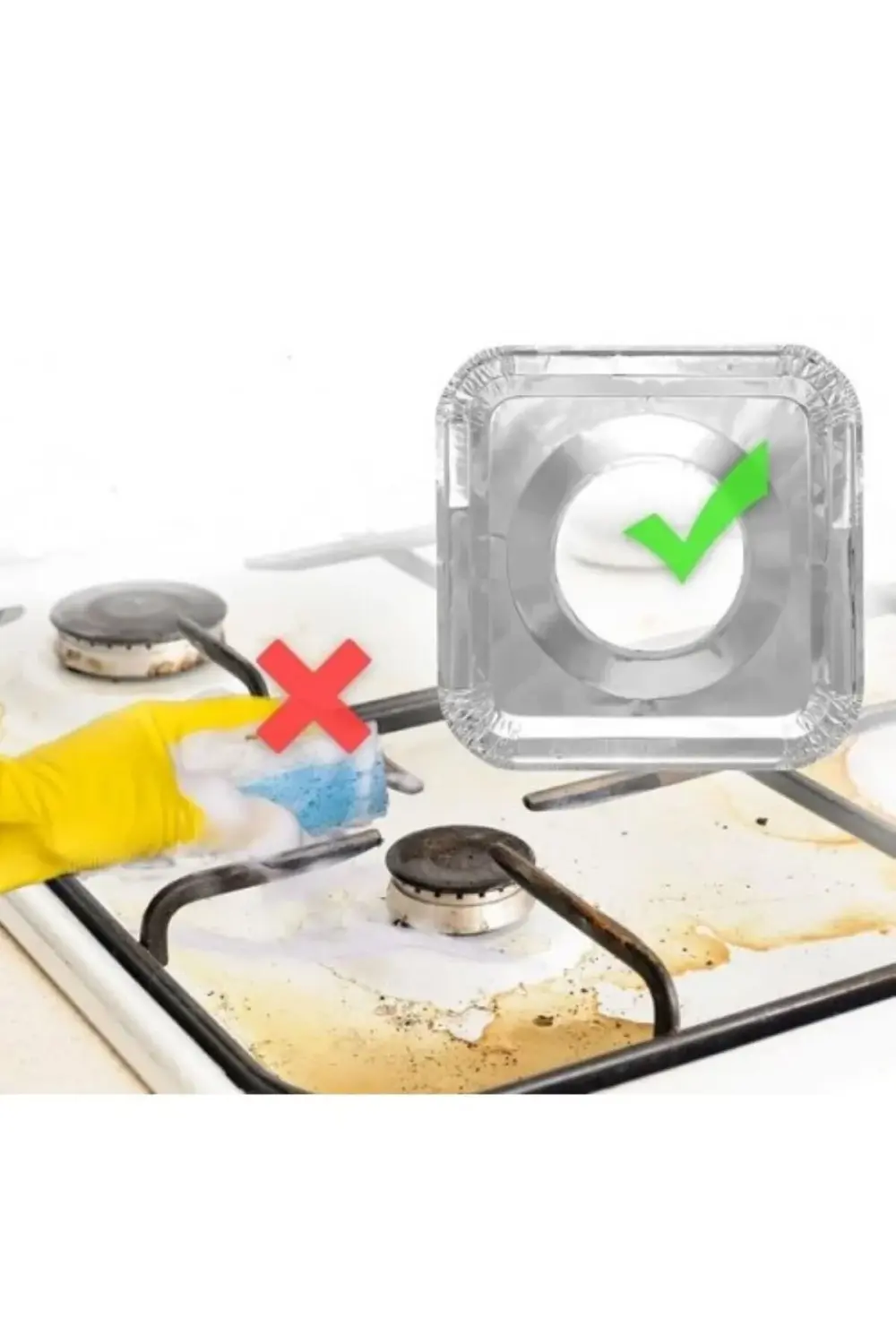 40 Adet Kare Ocakk Üstü Yağ Koruyucu Alüminyum Levha 23*23 cm (Yi