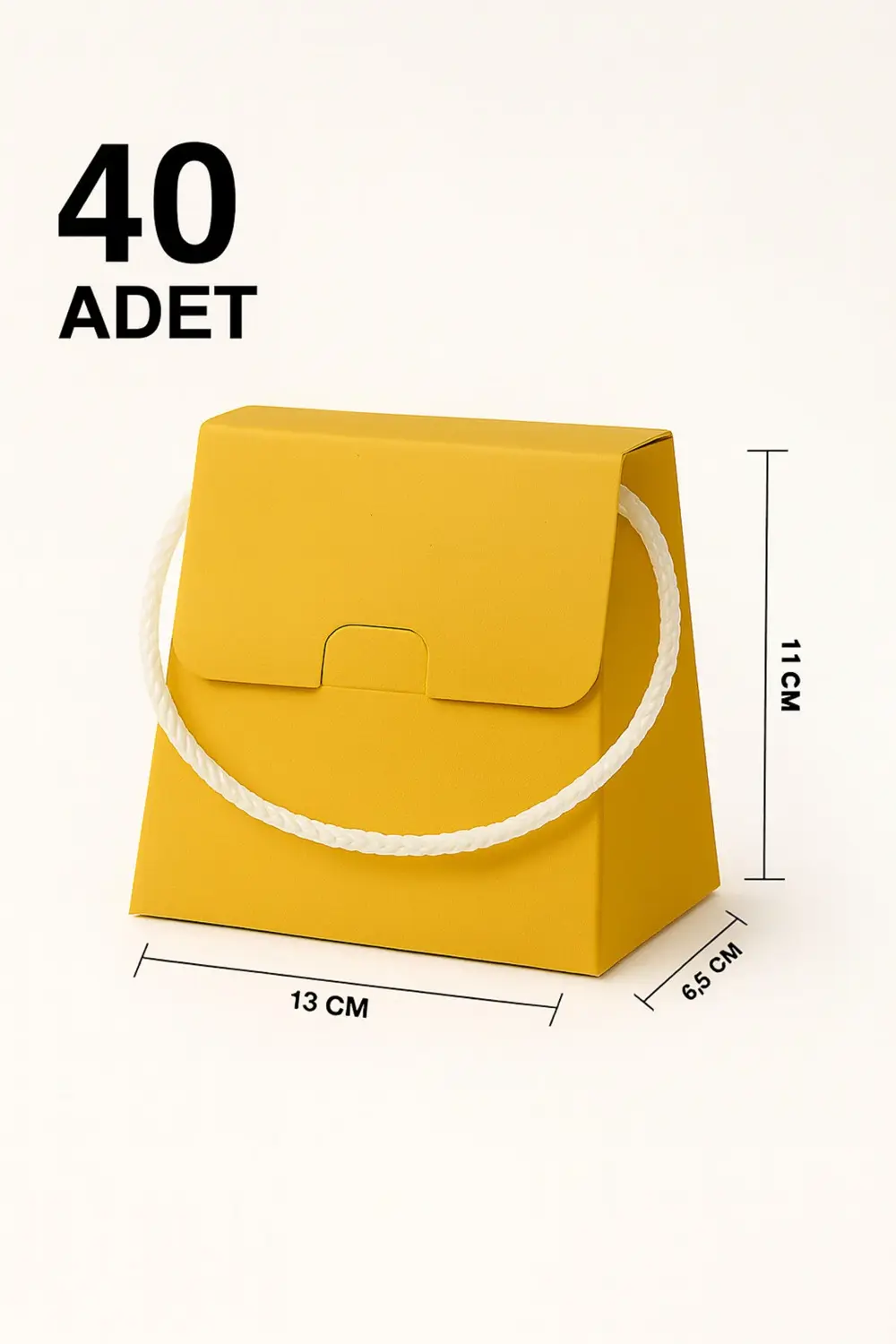 40 Adet Özel Tasarım Hediye Kutusu Hediye Çanta Boş Karton Çanta