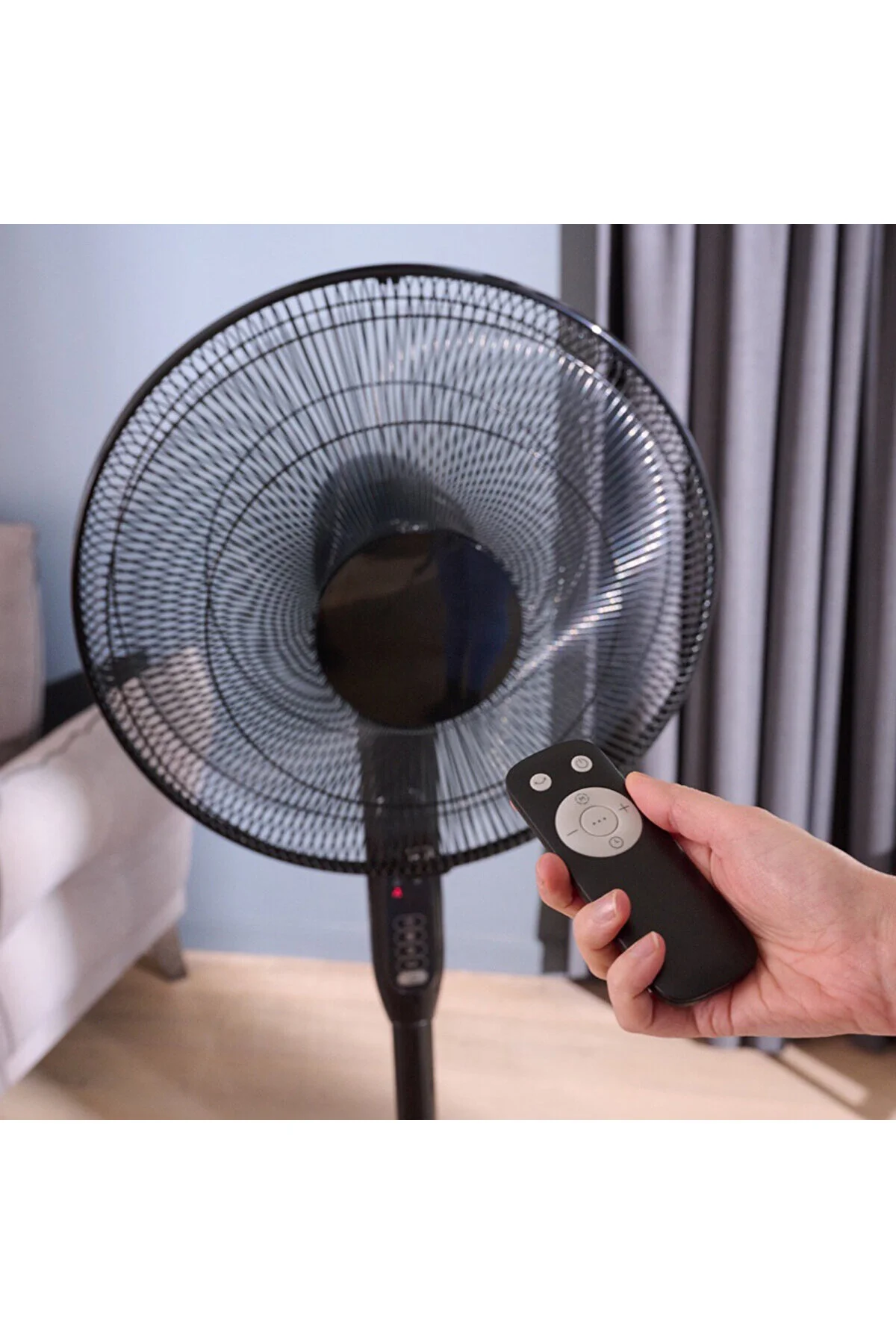 40 cm Kumandalı Ayaklı Vantilatör Siyah Fiyatı, Yorumları ve Özellikleri