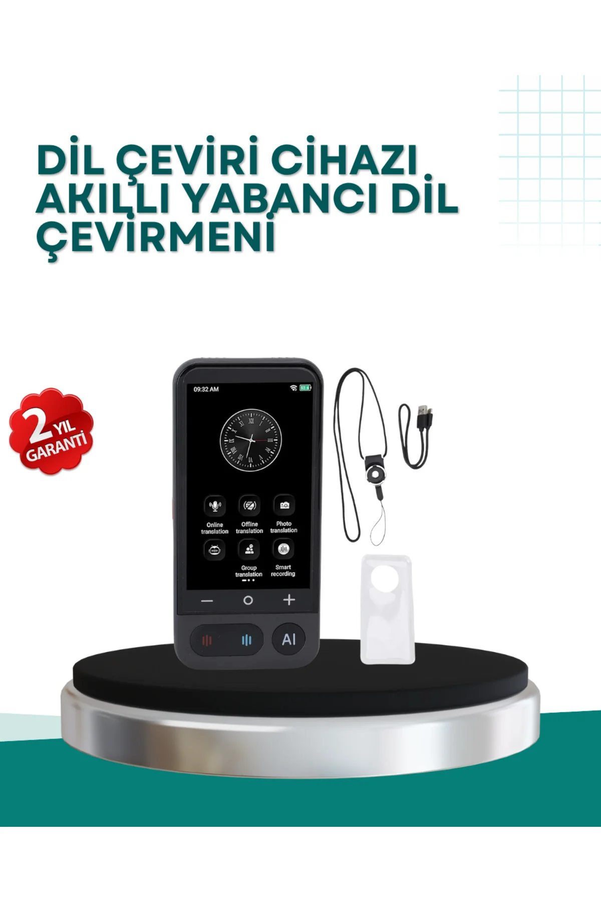 4.0 İnç Dokunmatik Ekranlı Akıllı Çeviri Cihazı