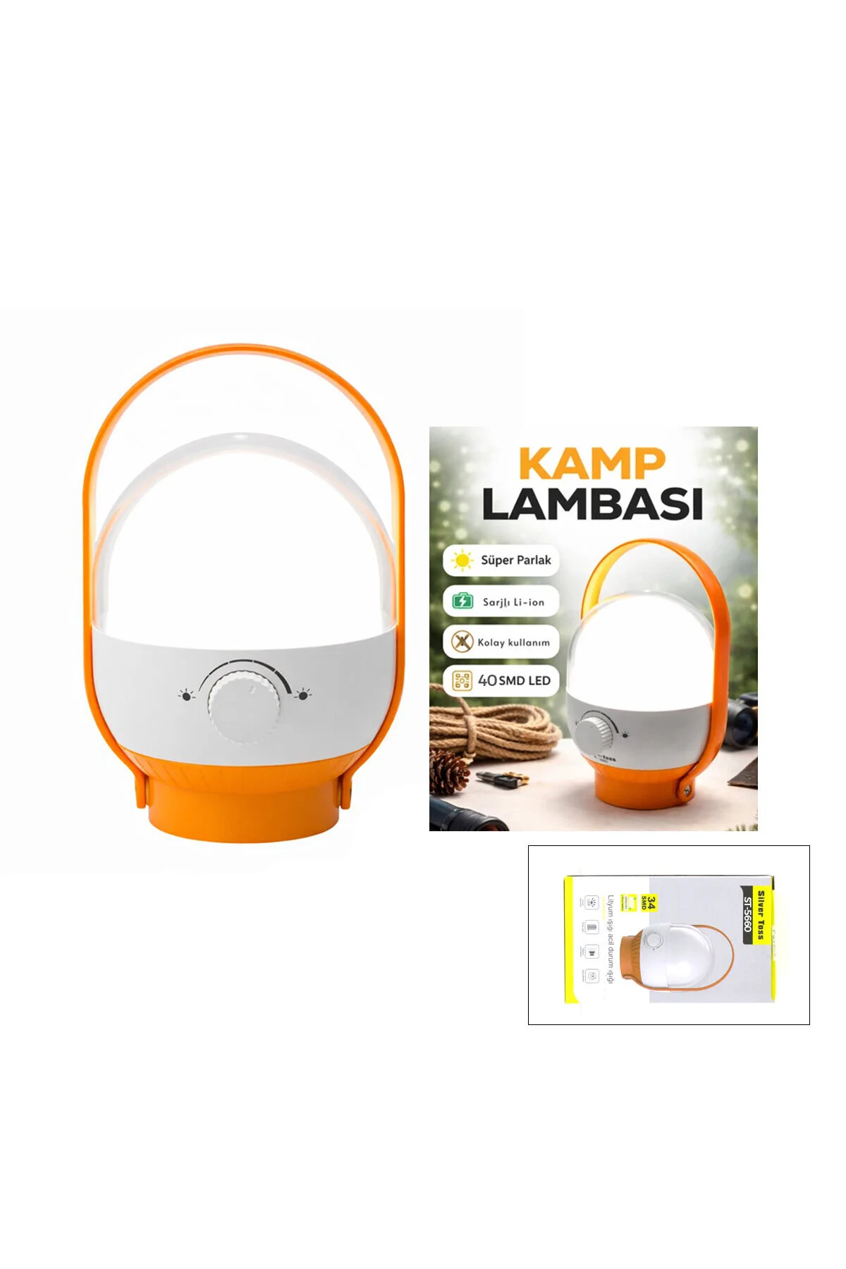 40 LED KAMP LAMBASI - FENER USB ŞARJLI AYARLANABİLİR IŞIK 6.4W - 2400mAh ST-5660 40 LED KAMP LAMBASI - FENER USB ŞARJLI AYARLANABİLİR IŞIK 6.4W - 2400mAh ST-5660