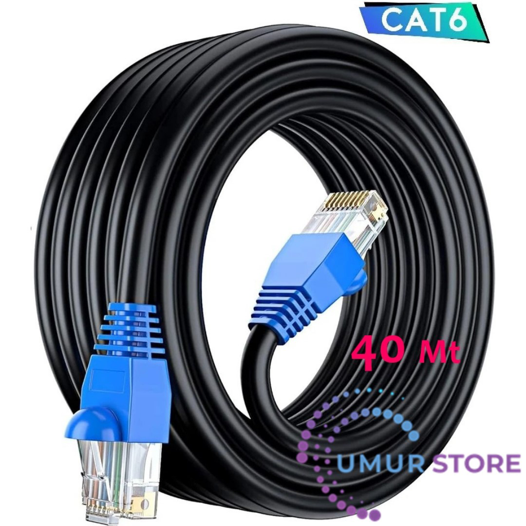 40 Metre Cat6 İnternet Kablosu Dış Mekan Dış Ortam Outdoor High S