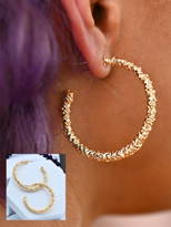 40 MM VİNTAGE HALKA KÜPE-KÜPE43 40 MM VİNTAGE HALKA KÜPE-KÜPE43