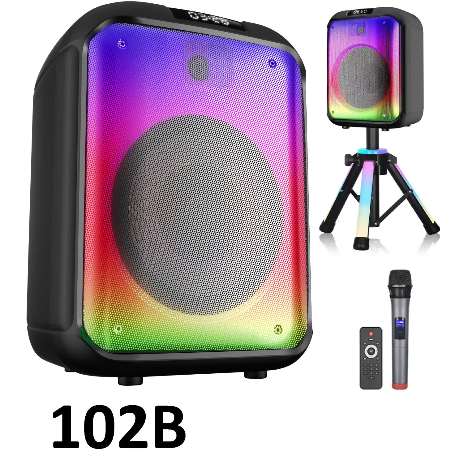 40 Watt 12 INCH Kablosuz Mikrofonlu Kumandalı FM/BT/USB ve TF Kar 40 Watt 12 INCH Kablosuz Mikrofonlu Kumandalı FM/BT/USB ve TF Kar