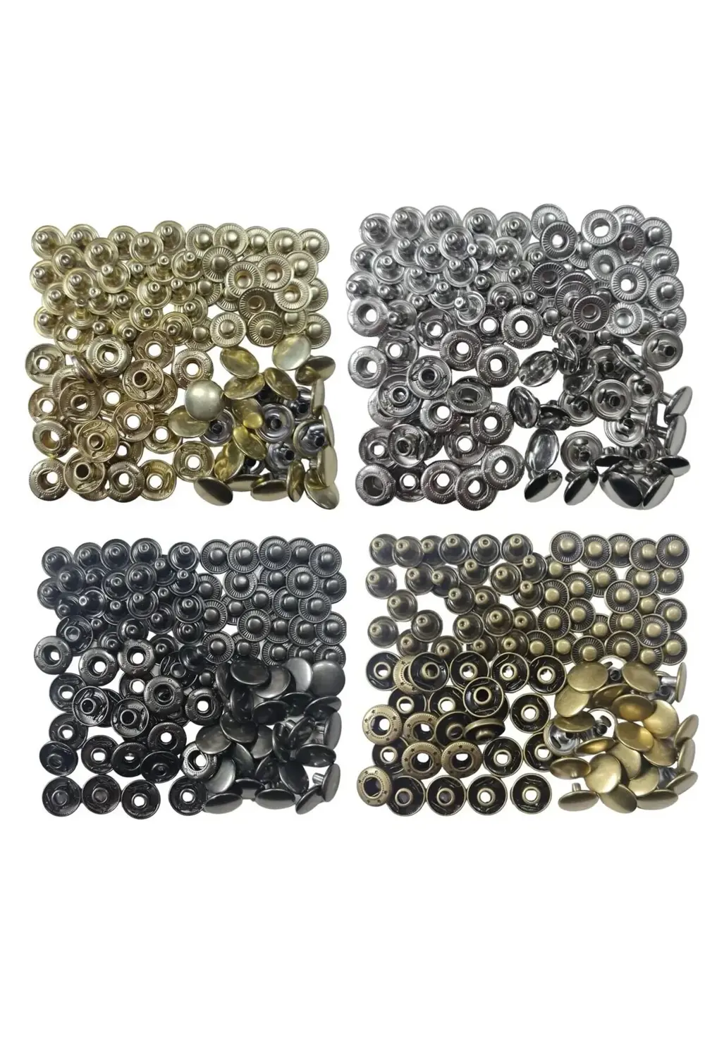 Tuhafiyecimiz 400 Adet 15Mm Tulumba Presli Paslanmaz Çıtçıt Yapım Seti - Aparat Tuhafiyecimiz 400 Adet 15Mm Tulumba Presli Paslanmaz Çıtçıt Yapım Seti - Aparat