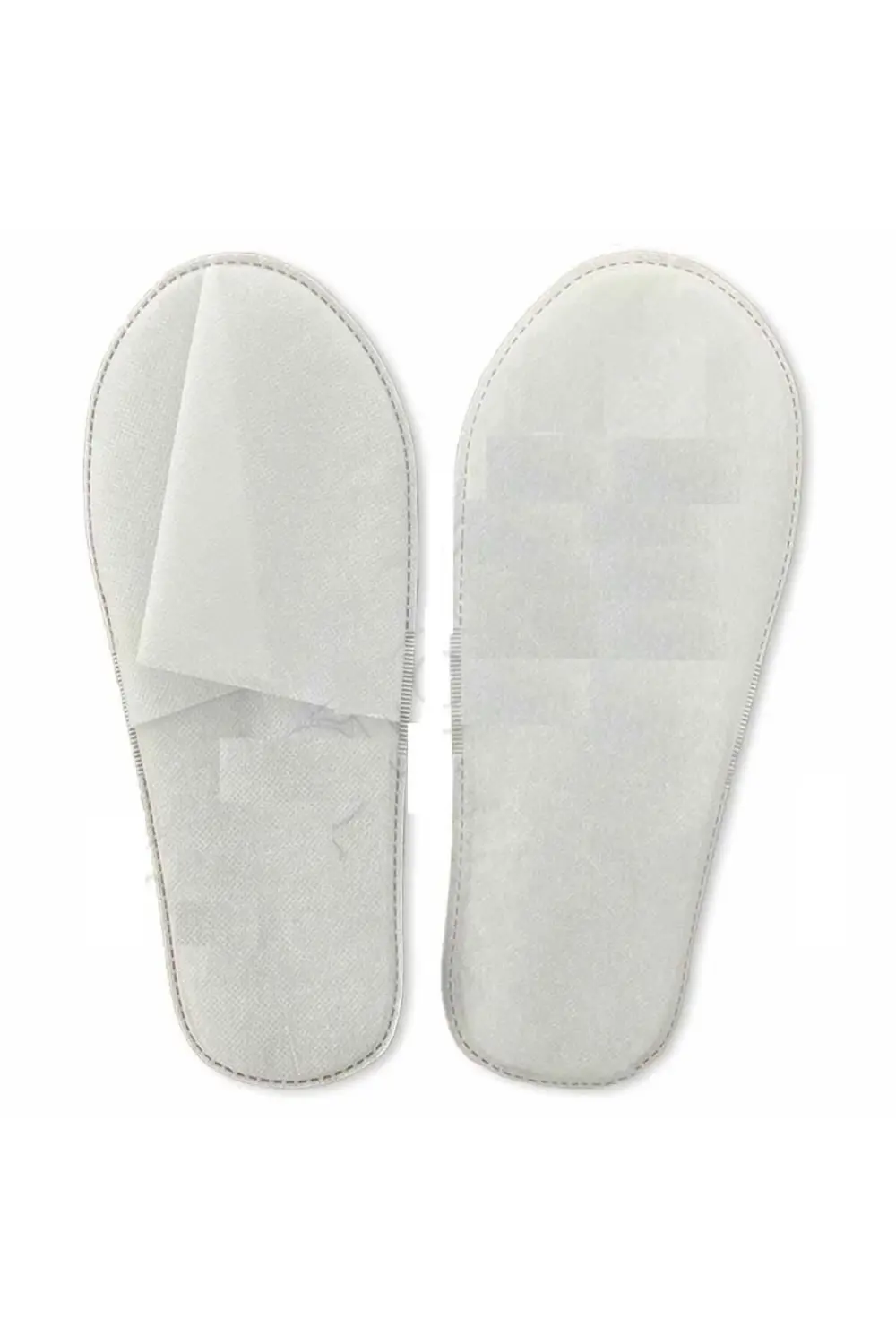 400 Çift Tela Astarlı Ultrasonik Dikişli Ekonomik Otel Terliği Te