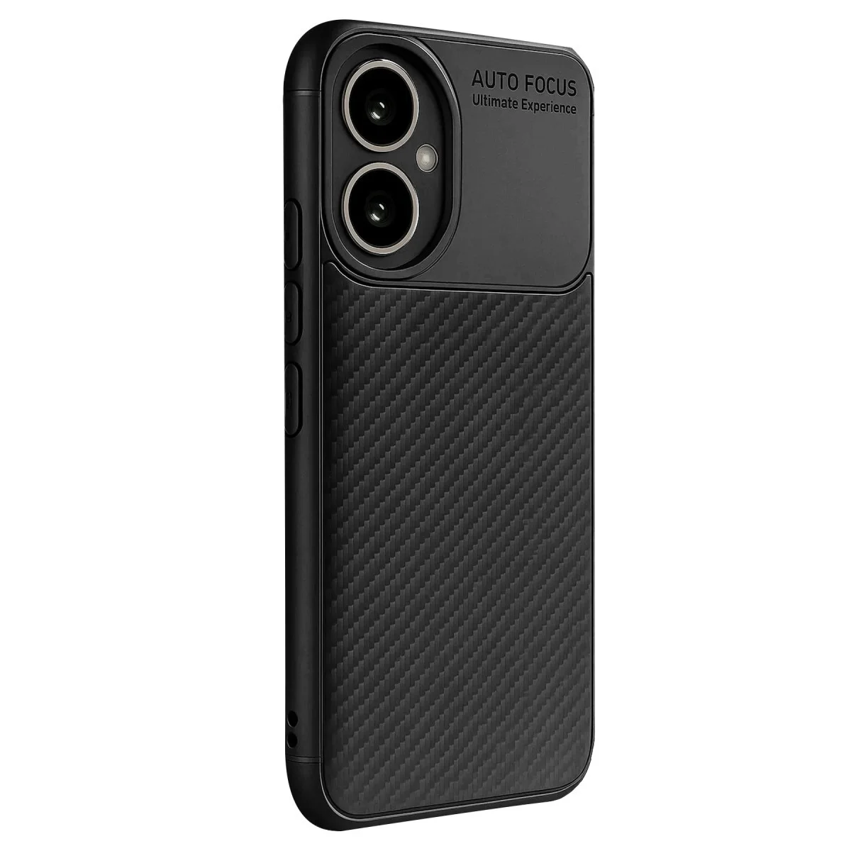 400 Kılıf Auto Focus Karbon Kapak - Siyah