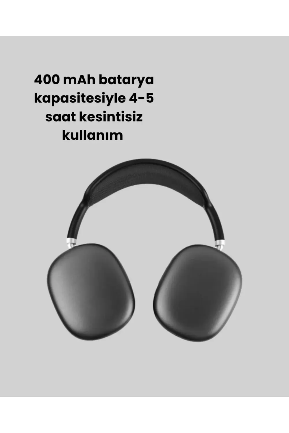 400 mAh Bataryalı Kablosuz Kulaklık | BT 5.0, Müzik & Görüşme