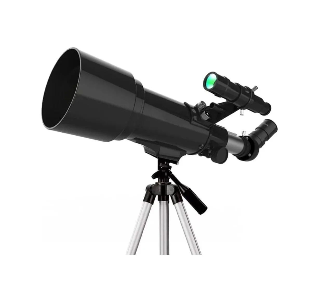 400 X 70 Mm Açıklıklı Refrakter Teleskoplar 15x - 150x Telefon Adaptörlü Reflex