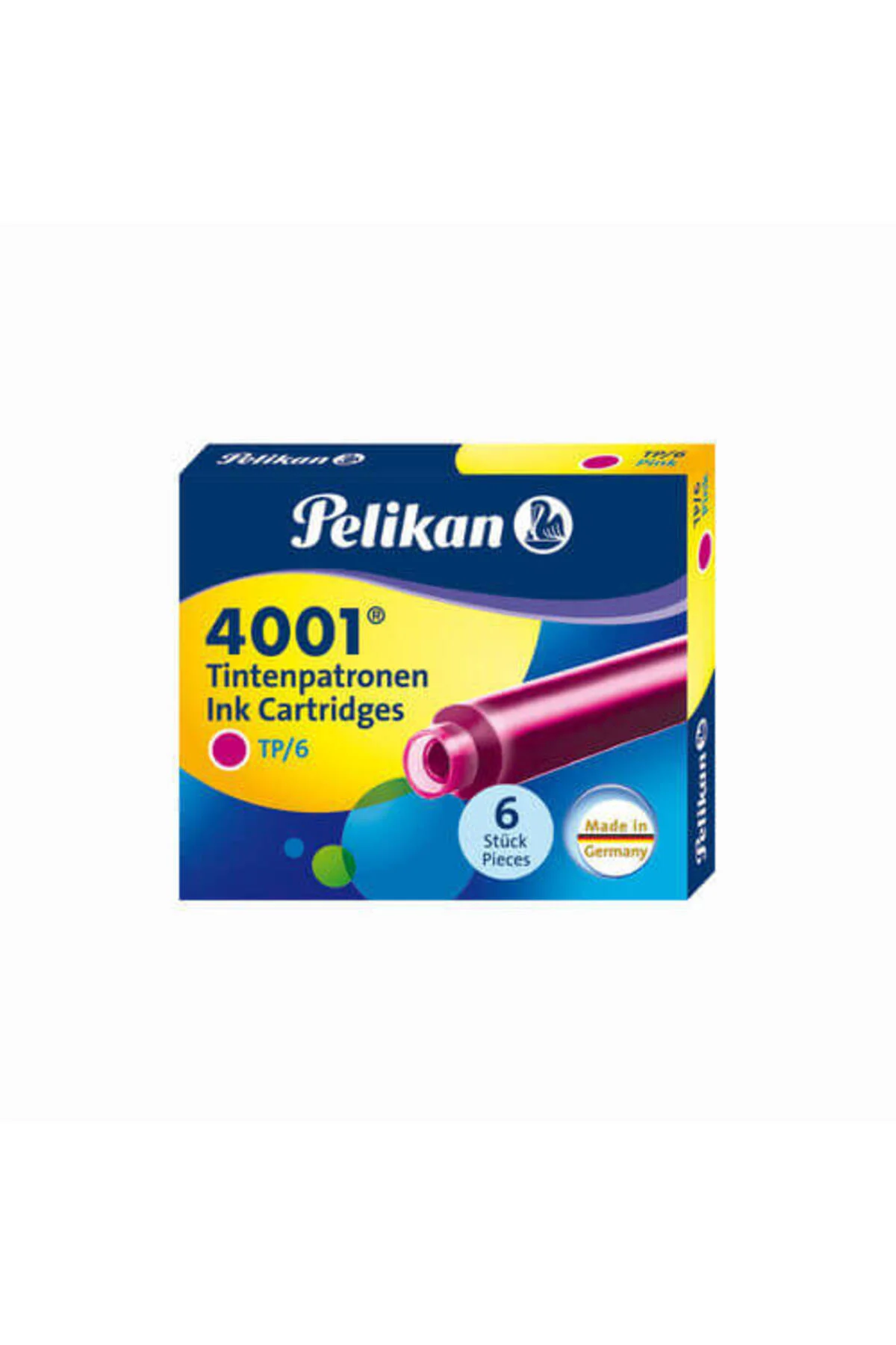 4001 6'lı Kısa Kartuş TP/6 Pembe