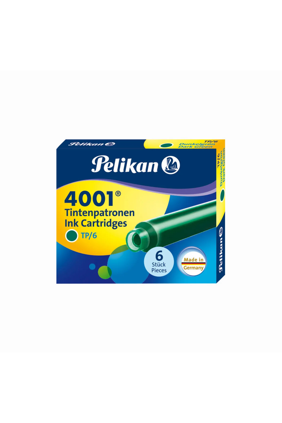 4001 6'lı Kısa Kartuş TP/6 Koyu Yeşil
