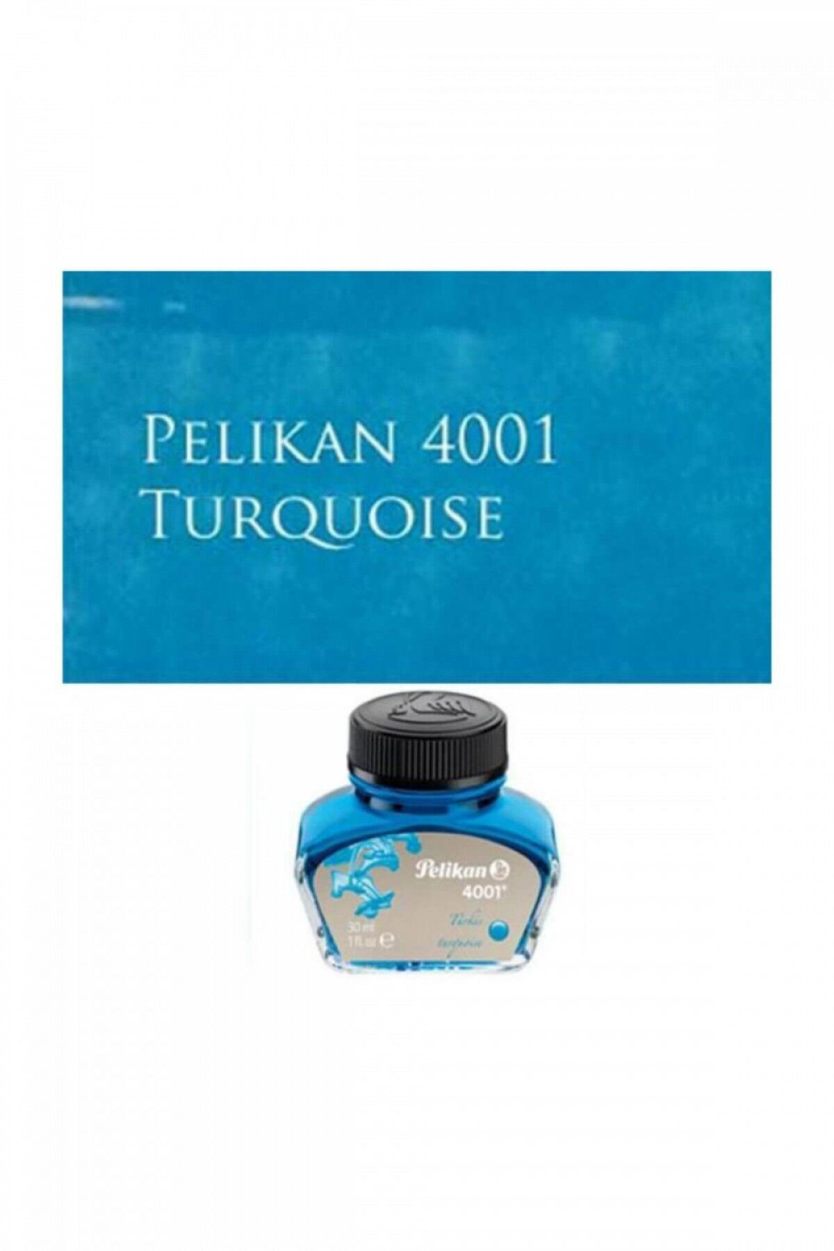 Pelikan 4001 Dolmakalem Mürekkebi 30Ml Turkuaz