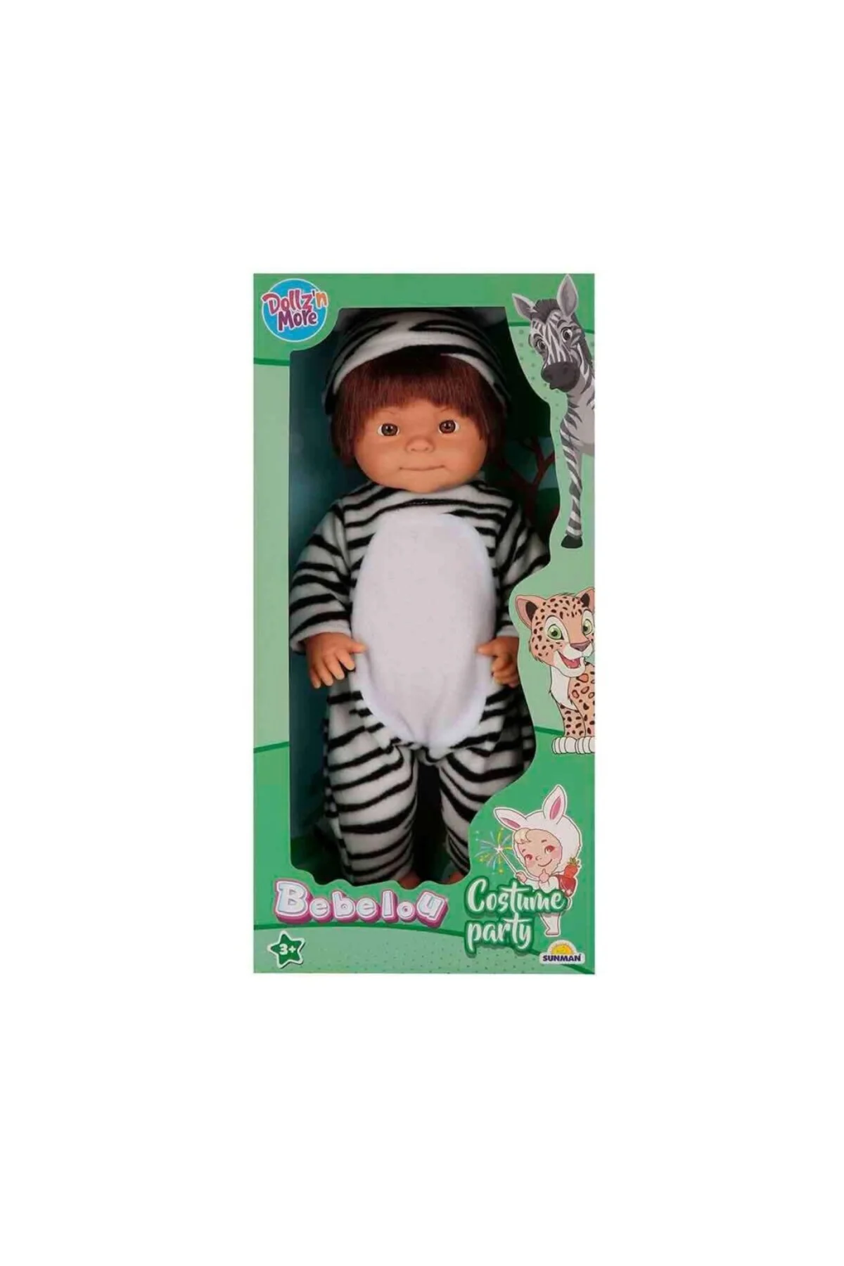 40041 Hayvan Kostümlü Bebek 40 cm