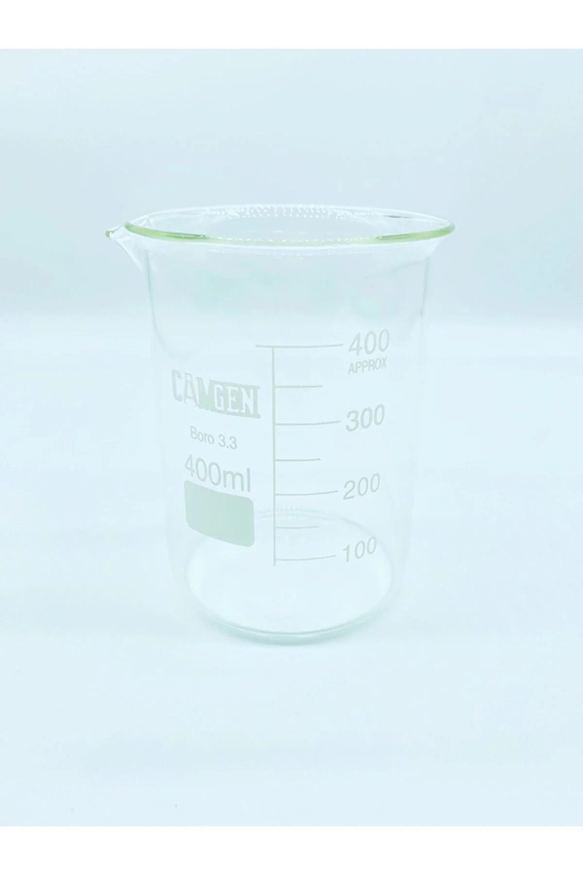 400ml Cam Beher Dereceli Borosilikat 1 Adet