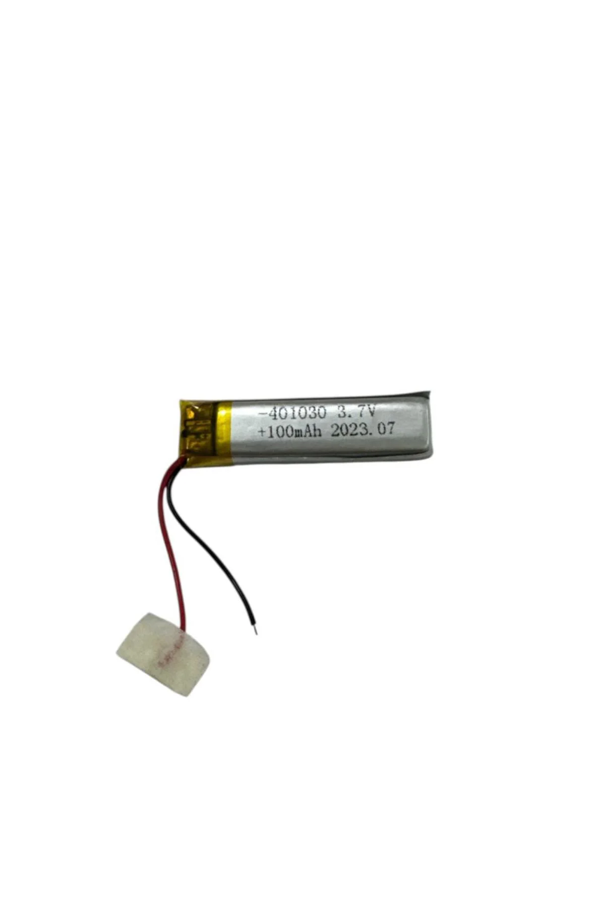 401030 3.7V 100 MAh Li-Polymer Pil (Devreli/1.5A)