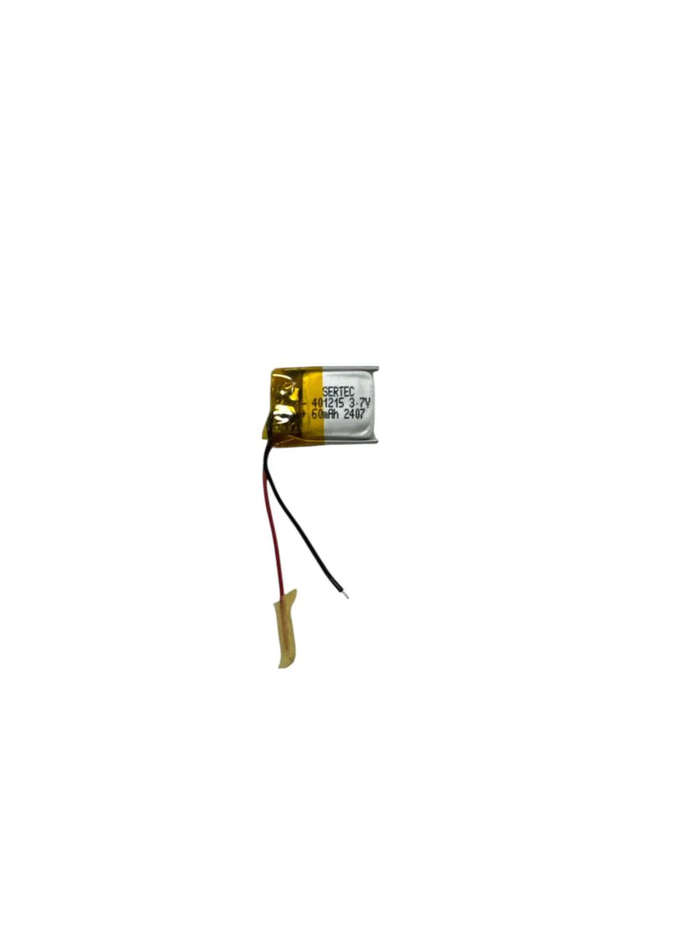 401215 3.7V 60 MAh Li-Polymer Pil Devreli/1.5A