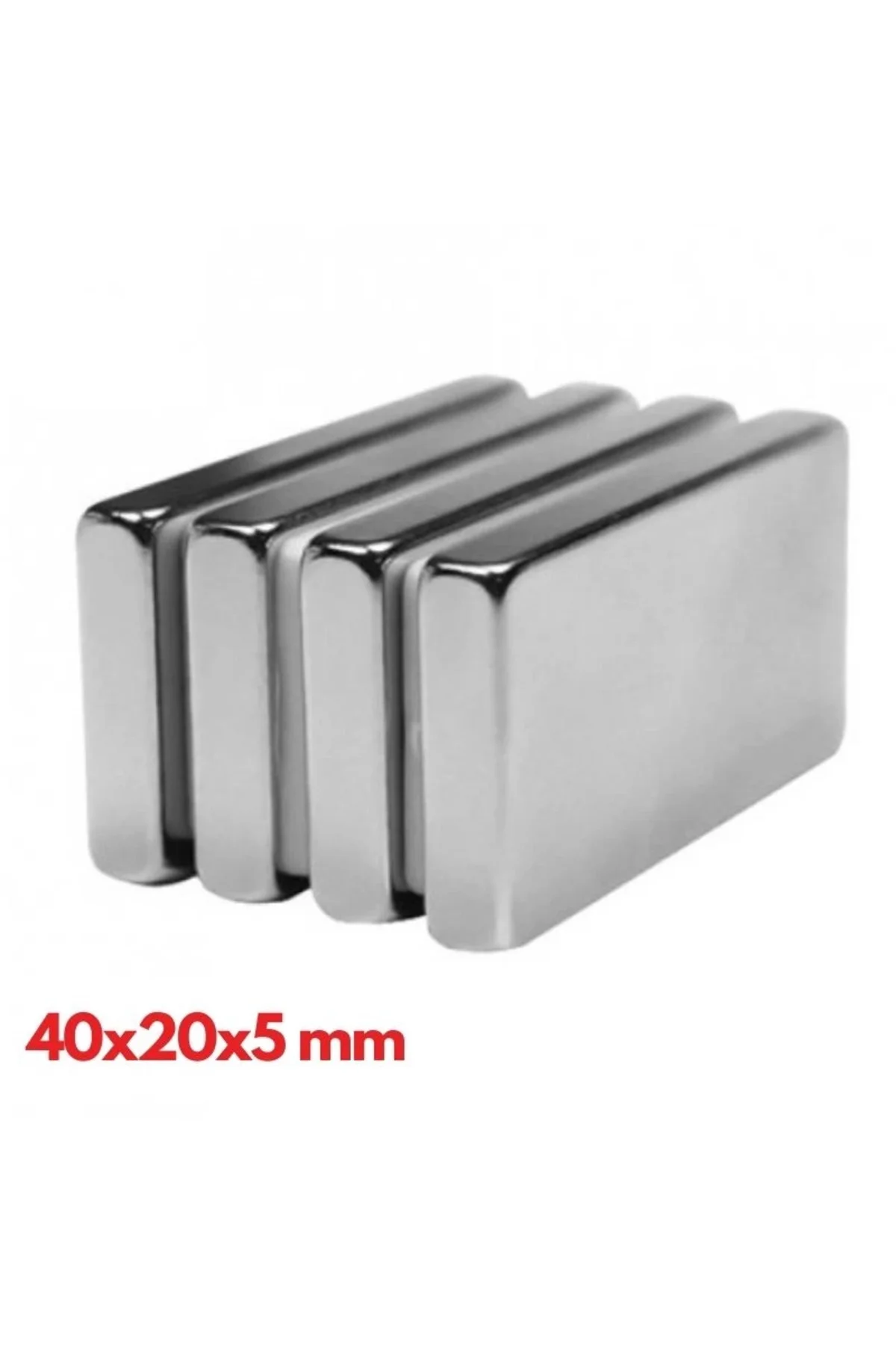 40×20×5 Mm N35 Neodyum Mıknatıs – Nikel Kaplama, Köşeli (10’lu Pa 40×20×5 Mm N35 Neodyum Mıknatıs – Nikel Kaplama, Köşeli (10’lu Pa