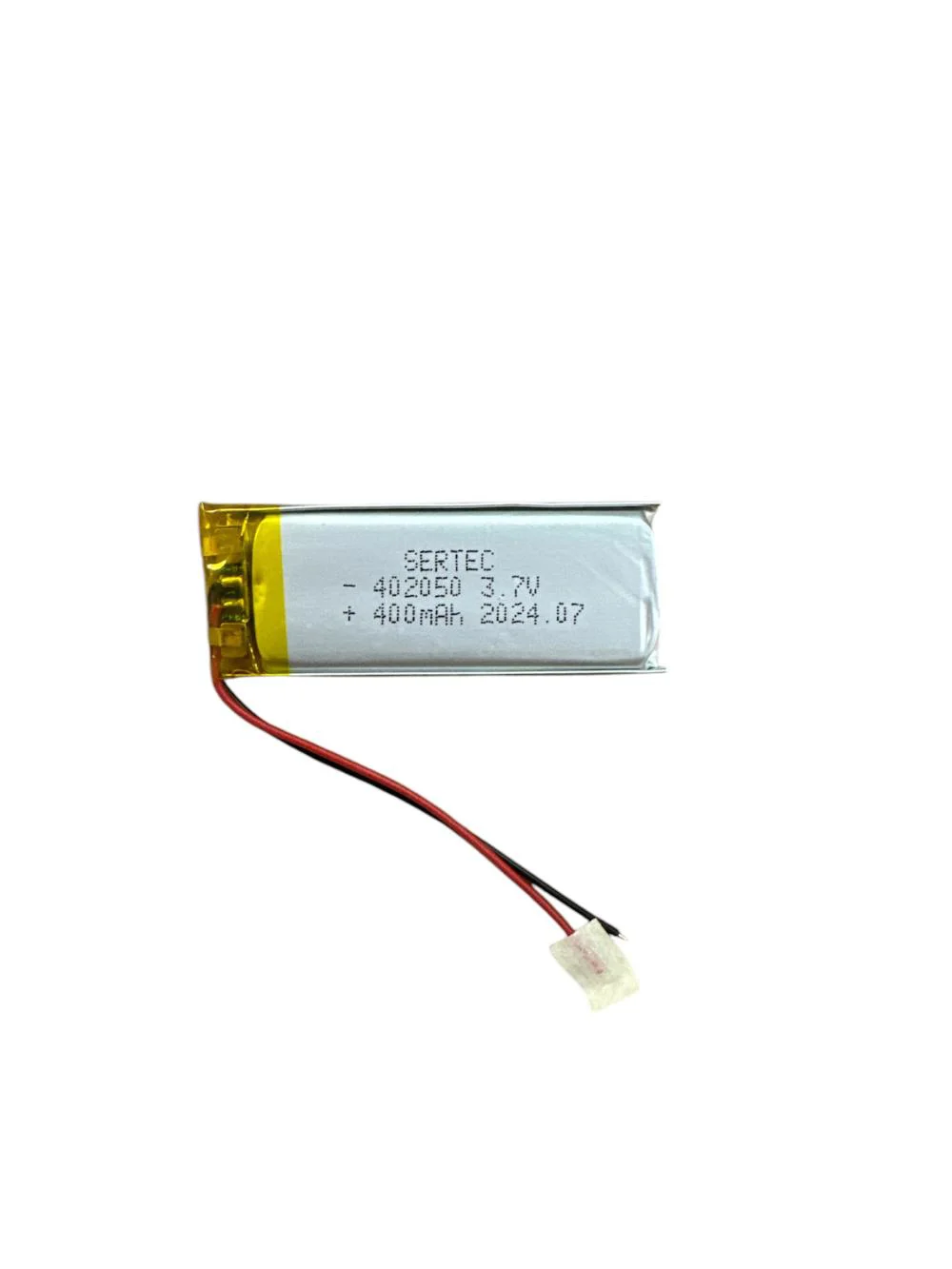 402050 3.7V 400mAh Li-Polymer Pil Devreli/1.5A 402050 3.7V 400mAh Li-Polymer Pil Devreli/1.5A