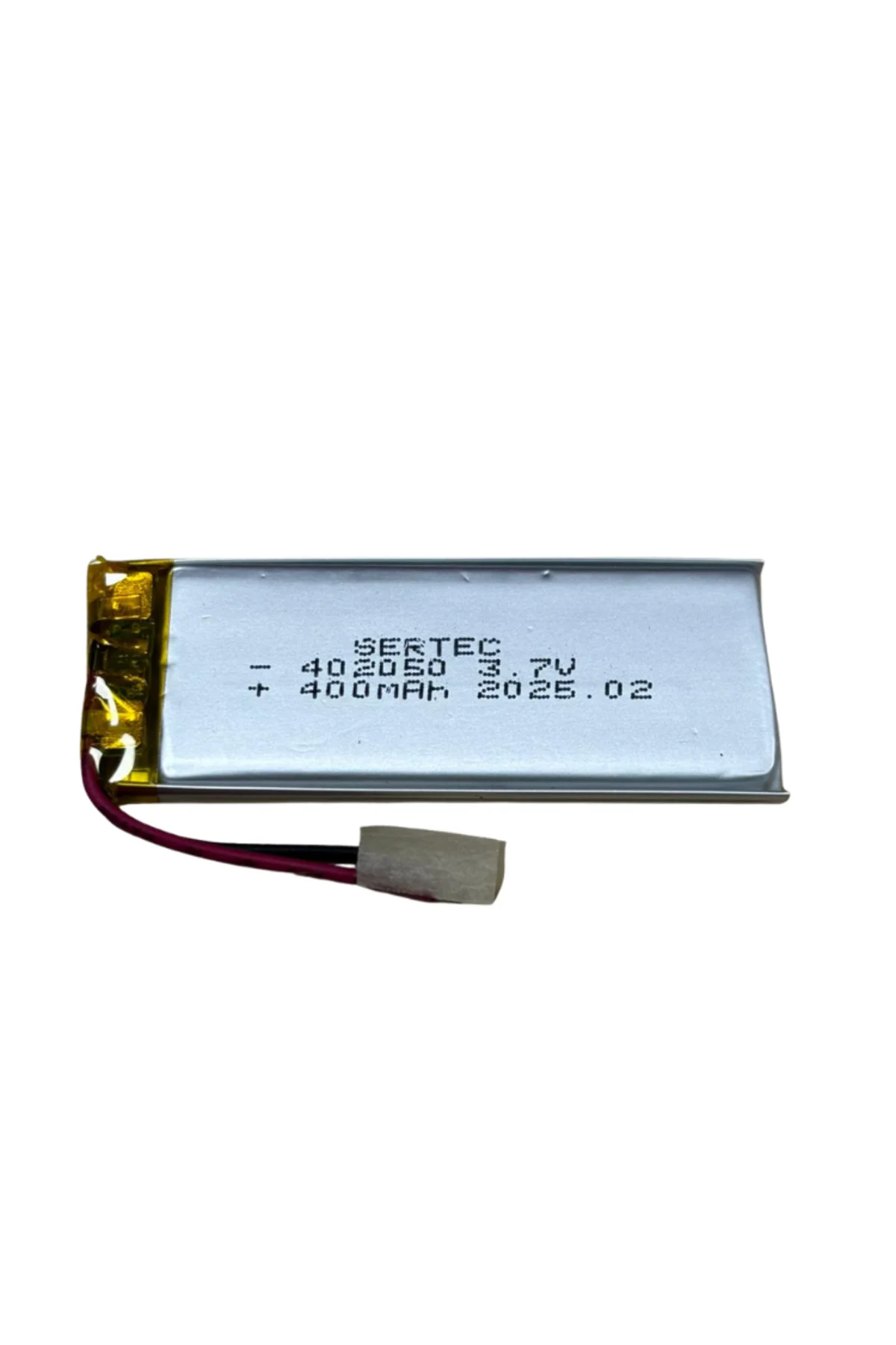 402050 3.7V 400mAh Li-Polymer Pil (Devreli/1.5A)