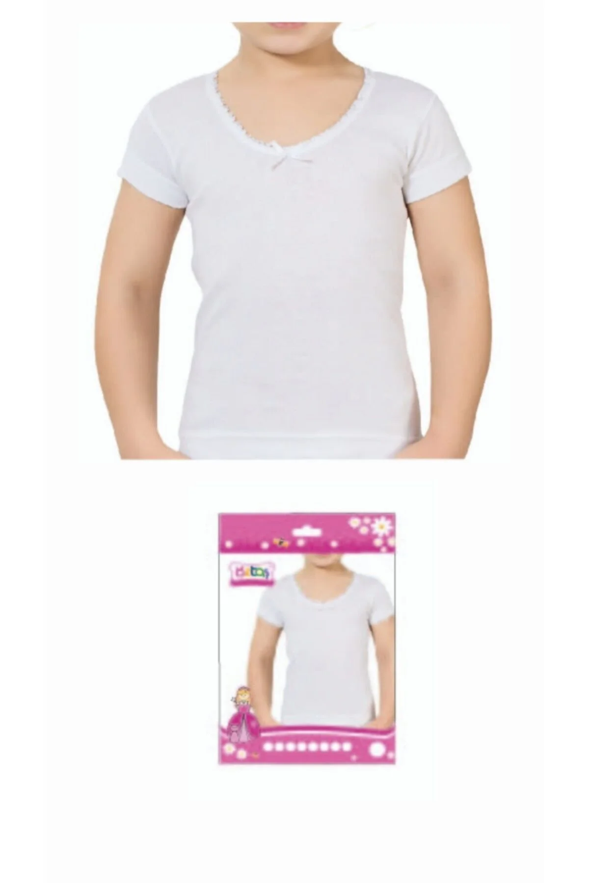 4022-a Kız Çocuk Ribana Fanila