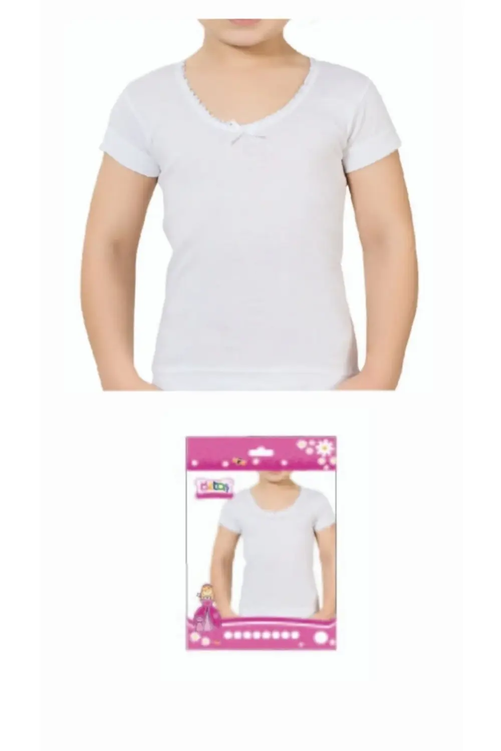 4022-a Kız Çocuk Ribana Fanila