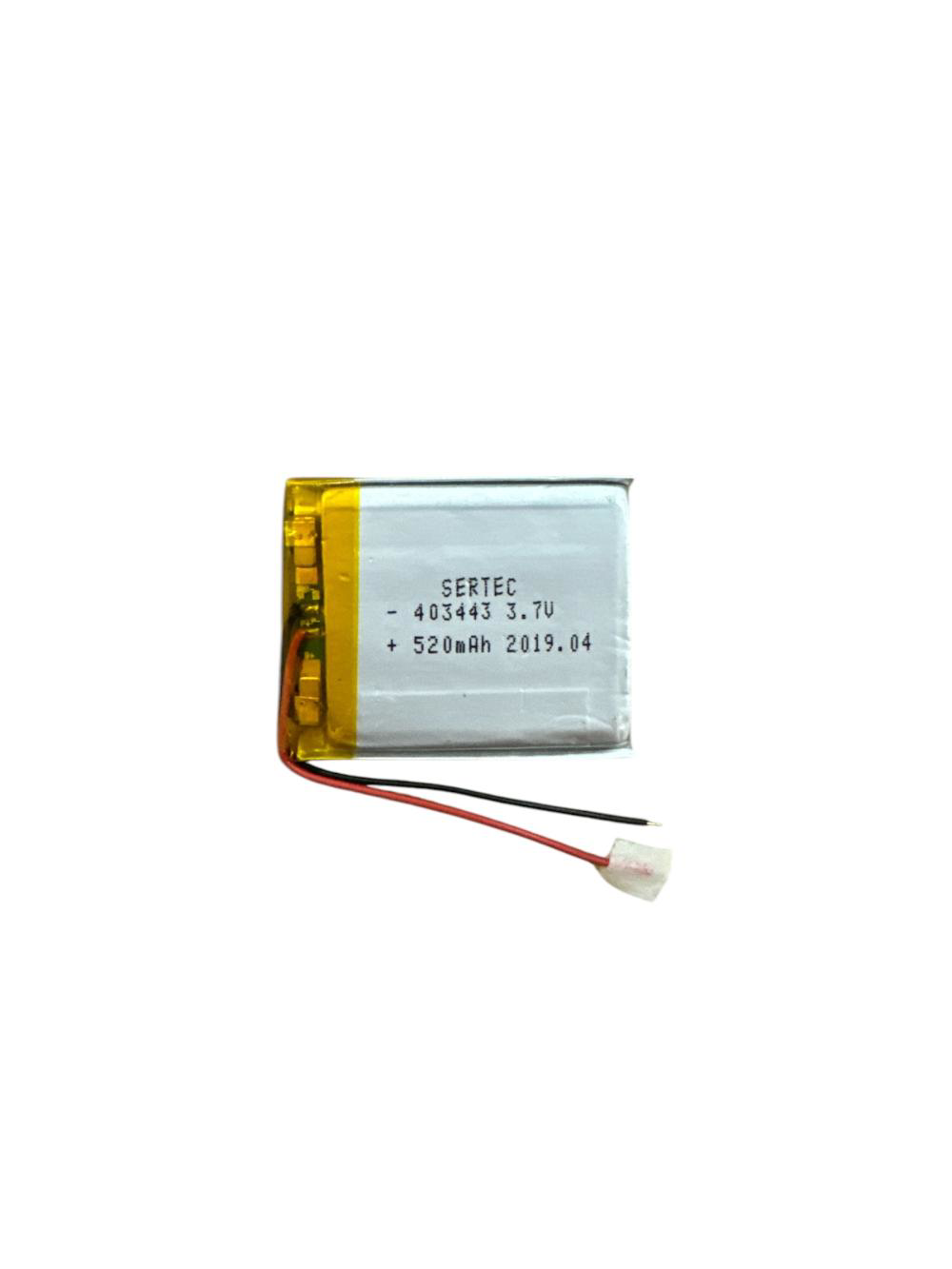 403443 3.7V 520 MAh Li-Polymer Pil Devreli/1.5A 403443 3.7V 520 MAh Li-Polymer Pil Devreli/1.5A