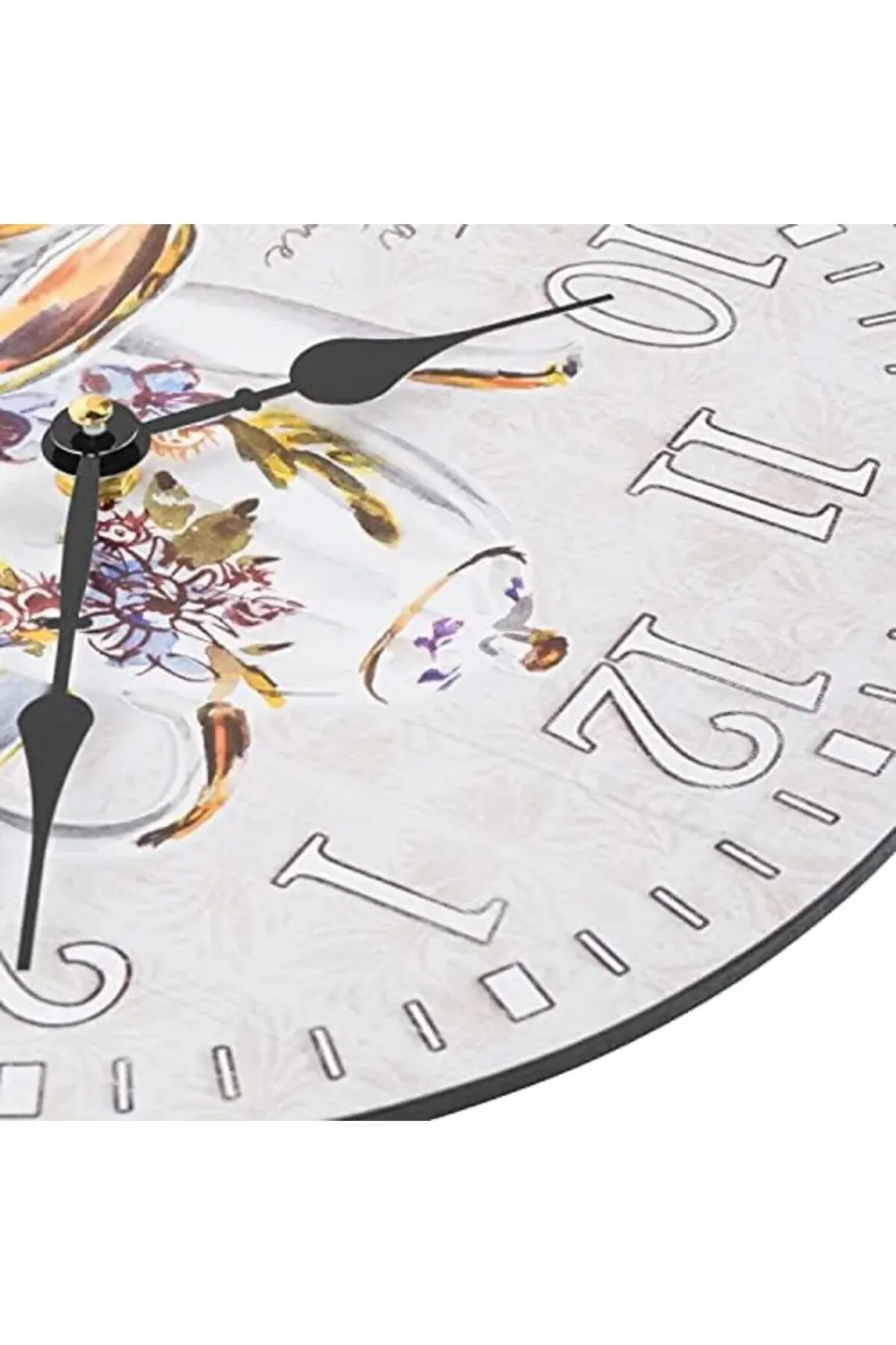 404-2631T-INT 12 İnç Kuvars Duvar Saati, Beyaz 1178227