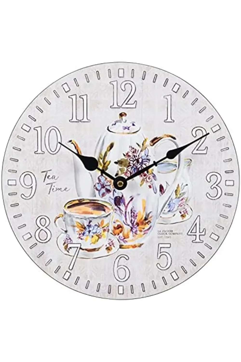 404-2631T-INT 12 İnç Kuvars Duvar Saati, Beyaz 1178227