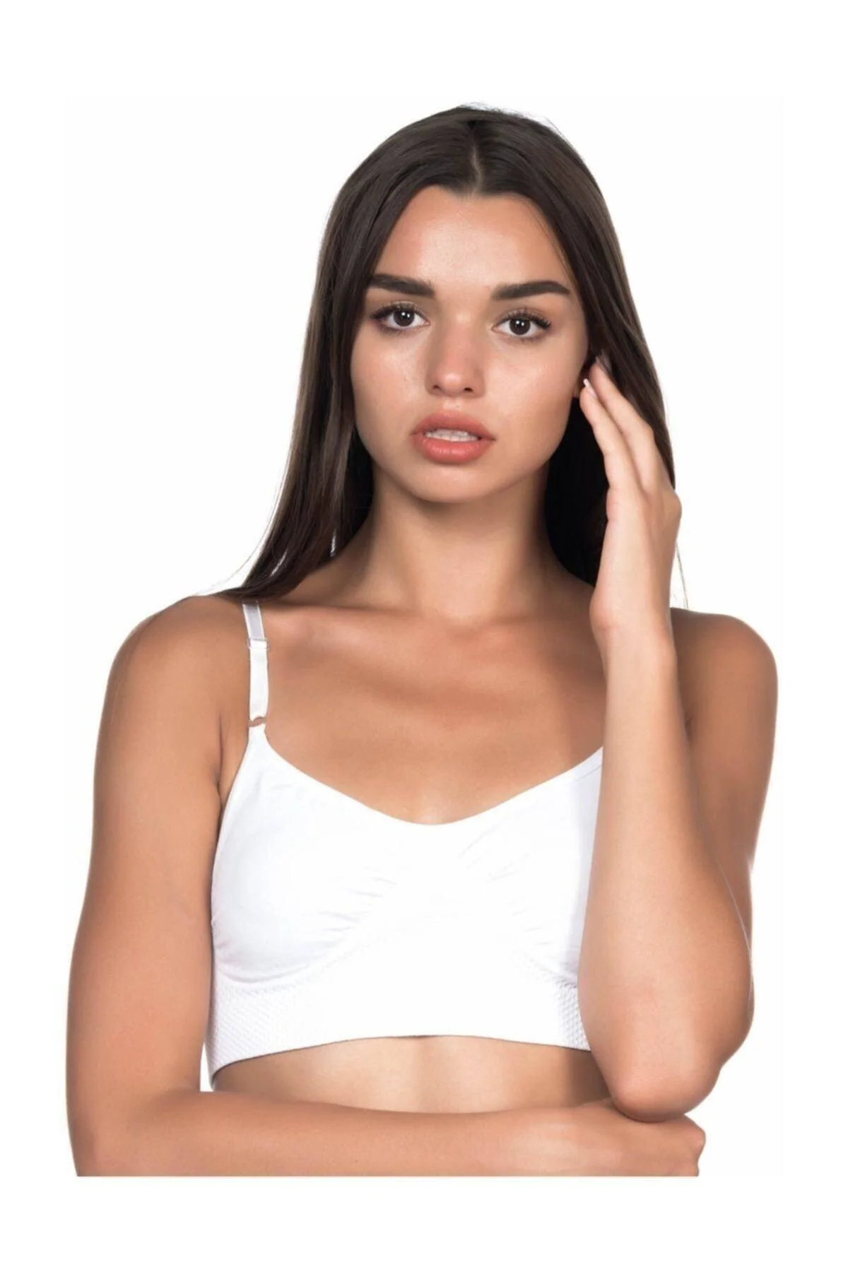 4040 Seamless Minimizer Sütyen Beyaz